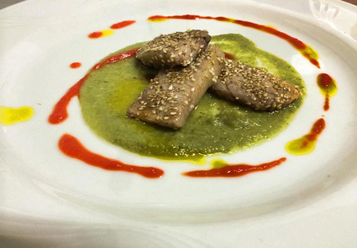 Photo traditional castellanese cuisine Sardinia Sassari