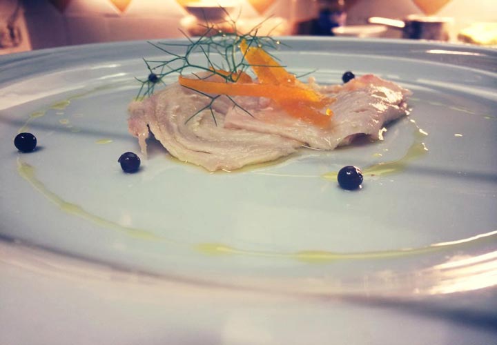 Photo fish dish castellanese tradition